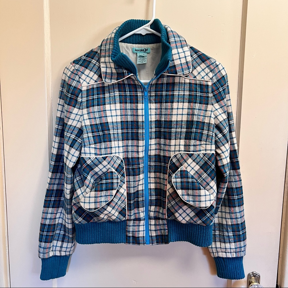 KenzieGirl Teen Girls Wiven Bomber Jacket Size XS